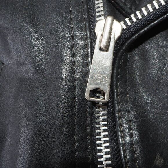 UMR Vintage Y2K Grunge Punk Spiked / Studded Biker Leather Jacket Women's M - Picture 11 of 11